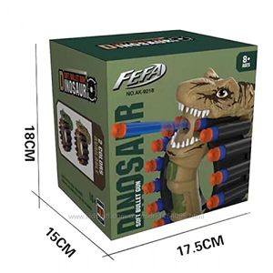 تفنگ اسباب بازی تیر فومی دایناسور 9218 DINOSAUR SOFT BULLET GUN_تفنگ اسباب بازی
